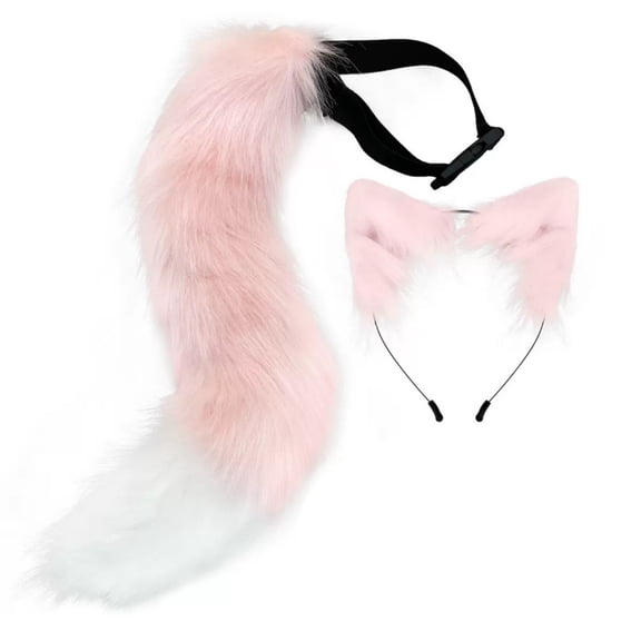 amagogo Cat Tail Cosplay Accessory Faux Hair Adjustable Strap Lightweight Easy on and Off for Parties Conventions and Festivals for Adults and Teens
