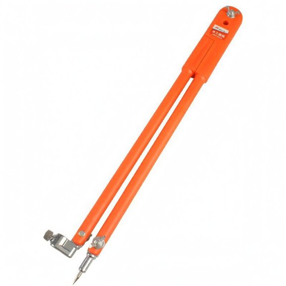 amagogo Circle Marker Compass Measuring Tool Sturdy Metal Structure Hinged Adjustment Precise Layout Lines for Carpenters Engineers and Hobbyists