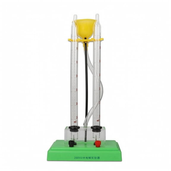 amagogo Classroom Electrolysis Demonstrator Water Apparatus Science Kit Transparent Graduated Tubes for Teachers and Students