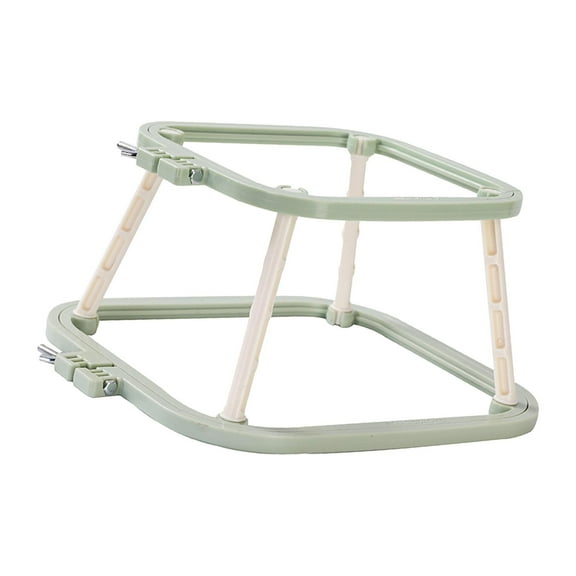 amagogo Cross Stitch Rack Arts Crafts Projects Easy Installation Stitching Sturdy Sewing green