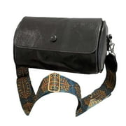 amagogo Crossbody Bag for Women Adjustable Shoulder Strap Small Durable Shoulder Bag Black