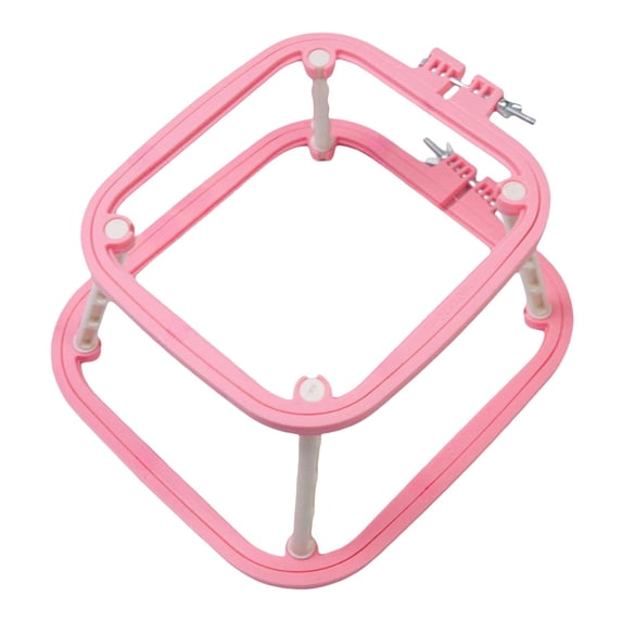 amagogo Desktop Embroidery Frame Cross Stitch Frame for Sewing Punch Needle Quilting Pink