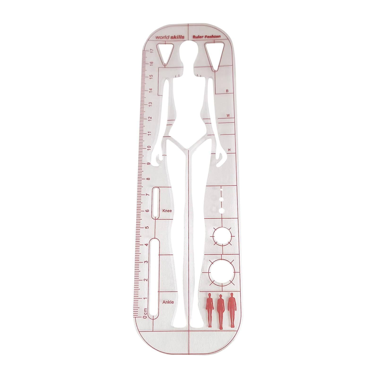 amagogo Fashion Illustration Ruler French Curve Template Ruler for ...