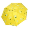 thumbnail image 1 of amagogo Folding Umbrella Compact Manual Open Lightweight Windproof Portable Umbrella Lemon, 1 of 9