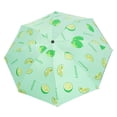 thumbnail image 1 of amagogo Folding Umbrella Compact Manual Open Lightweight Windproof Portable Umbrella Lime, 1 of 9