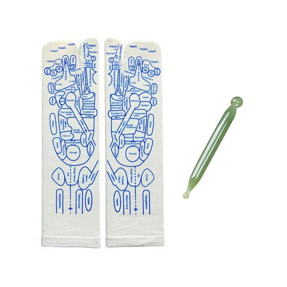 amagogo Foot Massage Socks Breathable Reflexology Socks for Massage Parlor Household S Women 31.5cmx8.5cm