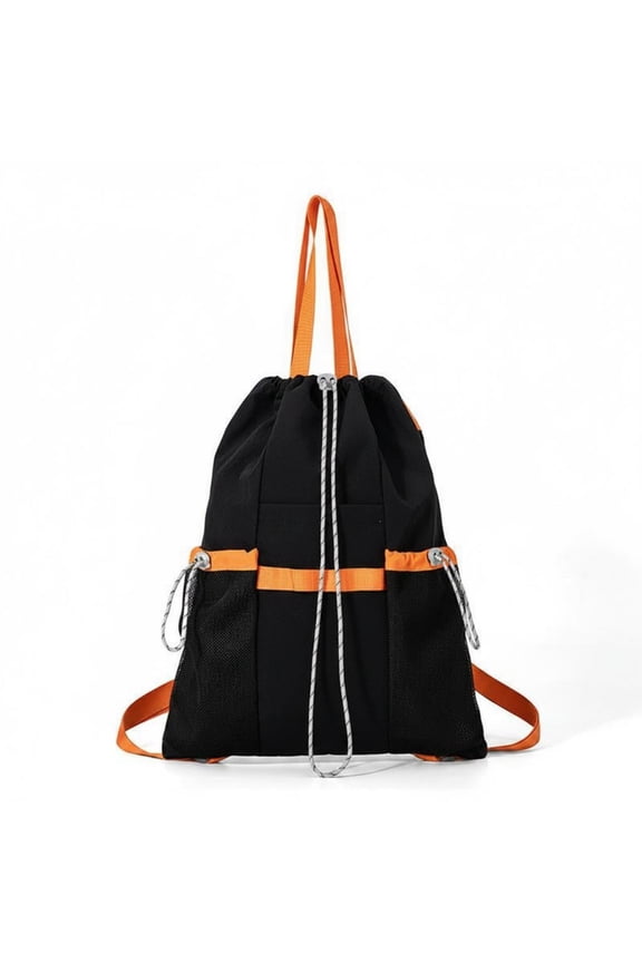 Gym Sack Drawstring Backpack Racket Bag Ergonomic Curved Straps for Comfort with Ultralight Build for Teens Adults Gym