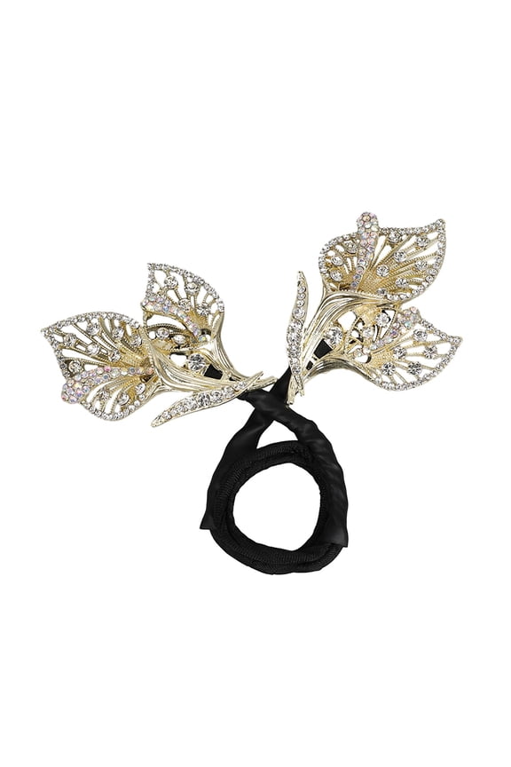 Hair Bun Tool Effortlessly Flexible for Thin and Thick Hair Hairstyle Shaper Gold