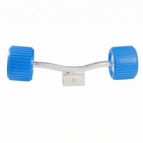 amagogo Marine Trailer Roller Assembly Keel Guide Bracket Curved Support Robust Rubber Rollers for Steady Tracking for Boats and Inflatables