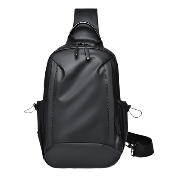 amagogo Men Chest Bag Fashion Wear Resistant Chest Pack for Trekking Shopping Travel