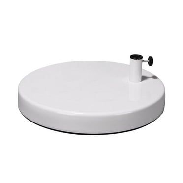 amagogo Metal Base for Table Lamp 7.5'' Round 12mm Central Hole DIY Desk Lamp Base Black