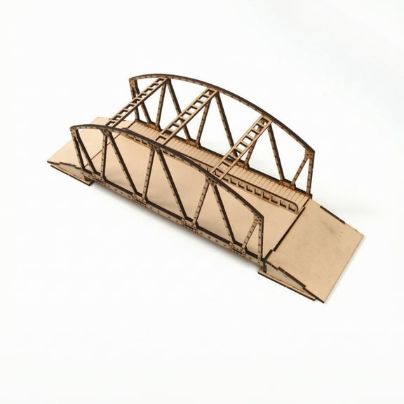 amagogo Model Kit Wooden Bridge Construction Puzzle DIY 1 to 72 Scale Compatibility for Adult Crafters and Miniature Scene Designers