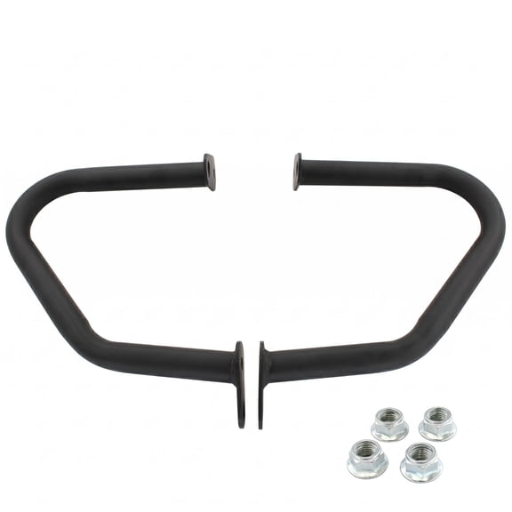 amagogo Motorcycle Engine Crash Bars Protective Guards Iron Construction with Flange Mounting for Triumph Riders and City Street Parking