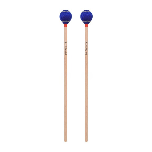 amagogo Percussion Mallets Marimba Glockenspiel Vibraphone Yarn Head Beech Handle Warm Resonance for Students and Educators