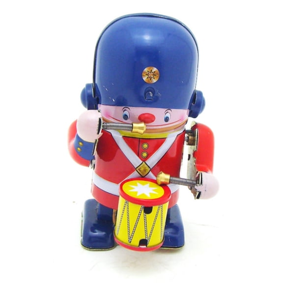 amagogo Retro Clockwork Robot Tin Figure Collectible Toy Nostalgic Styling Compact Dimensions for Unisex Adults and Home Decor