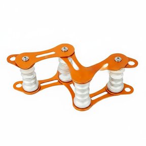 amagogo Rope Edge Roller Corner Rope Protector Rope Wheel Smooth Sliding Aluminum Alloy for Lifesaving Missions High Angle Access Training
