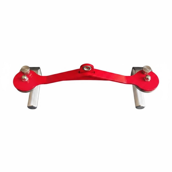 amagogo Row Handle Lat Bar Cable Grip 360 Degree Adjustable Solid Steel Knurled Texture for Back Training High Pull Low Pull Home Gym
