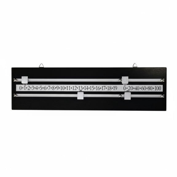 amagogo Score Keeper Pool Table Billiard Scoreboard High Contrast Numbers with Manual Slide Tracking for Bar Man Cave and Family Play