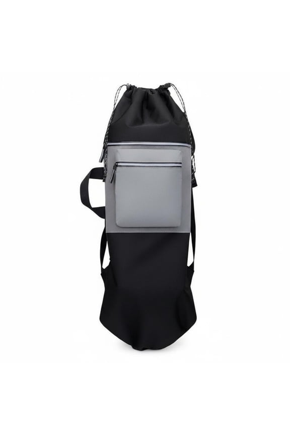 Skateboard Carrier Longboard Backpack Travel Bag Oxford Cloth Water Resistant with Padded Strap System for City Commuters and Outdoor Use