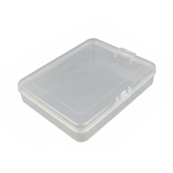 amagogo Storage Box Organizer Clear Case Secure Closure Feature for DIY Makers Beads Screws Garage