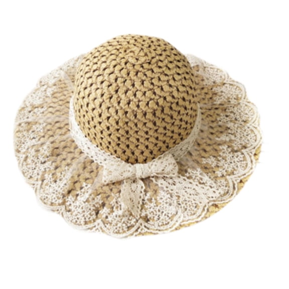 amagogo Straw Hats Beach Sun Visor Breathable Sunhat for Holidays Short Trips Summer for Adults