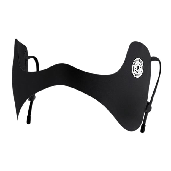 amagogo Sun Protection Mask Face Covering Eye Corner Protection Comfortable Summer Face Black