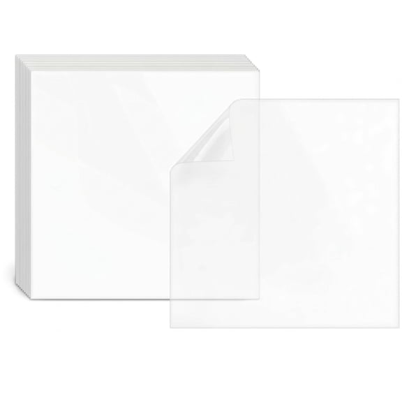 amagogo Transparent Squares Wrap Sheets Cellophane Smooth Material for Home Kitchens Snack Prep