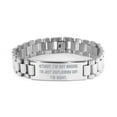 thumbnail image 1 of amangny Actuary. I'm not Arguing. I'm Just Explaining Why I'm Right. Actuary Ladder Bracelet, Cute Actuary, Engraved Bracelet for Men Women, 1 of 3