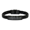 thumbnail image 1 of amangny Cheap Mom Braided Leather Bracelet, All Moms Raise a Child. I Raised an Awesome Word, Inspirational for Mother, Mother's Day, 1 of 1