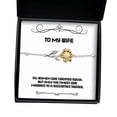 thumbnail image 1 of amangny Cheap Wife Gifts, All Women are Created Equal but Only The Finest are Married to a, Wife Sunflower Bracelet from Husband, Wedding from Husband, Birthday Gifts from Husband, Christmas, 1 of 5