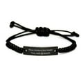 thumbnail image 1 of amangny Chess Gifts for Friends, Chess Makes Me Happy. You, not so, Unique Chess Black Rope Bracelet, Engraved Bracelet from Friends, Friendship Gifts, Present for Friend, Gift Ideas for, 1 of 1