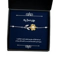 thumbnail image 1 of amangny Cool Wife, I Wish That I Could Protect You from All The Hurt and Sadness in The World, so we, Holiday Sunflower Bracelet for Wife, 1 of 5