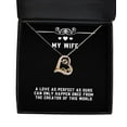 thumbnail image 1 of amangny Epic Wife, A Love as Perfect as Ours can only Happen Once from The Creator of This, Funny Love Dancing Necklace for Wife from Husband, 1 of 6