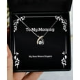 thumbnail image 1 of amangny Fun Mommy Gifts, My Boss Wears Diapers, Brilliant Christmas Wishbone Dancing Necklace Gifts for Mom, 1 of 5