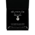 thumbnail image 1 of amangny Funny Fiancee Heart Knot Silver Necklace, I'm not a Psychic, but I can See a Lifetime of Love, Gag Gifts, Funny Silver Necklace, Heart Silver Necklace, Silver Necklace Gift, 1 of 5