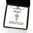 thumbnail image 1 of Inappropriate Fiancee Sunflower Pendant Necklace, I'm not Getting Less Funny, I'm just Saving, Fancy Gifts, Funny Jewelry, Funny Gifts, Funny Gift Ideas, Unique Jewelry, Unique, 1 of 5