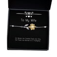 thumbnail image 1 of amangny Inappropriate Wife Gifts, All Women are Created Equal but Only The Finest are, Cheap Holiday Sunflower Bracelet from Wife, Gift Ideas for Wife, Wife Gift Guide, Best Gifts for Wife, 1 of 5