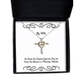 thumbnail image 1 of amangny Inspirational Wife Gifts, All Women are Created Equal but Only The, Motivational Birthday Cross Dancing Necklace from Wife, Wedding Gift for Wife, St for Wife, Gift Ideas for Wife,, 1 of 5