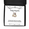 thumbnail image 1 of amangny Inspire Mommy Love Dancing Necklace, You have been there for me, always. You are the!, Cool Jewelry For Mom From Son Daughter, Mothers day, Gift, Present, Birthday, 1 of 5