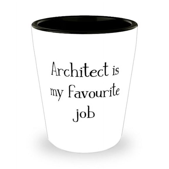 amangny Love Architect Gifts, Architect is my favourite job, Birthday Gifts, Shot Glass For Architect from Boss, Affordable architect gifts, Inexpensive architect gifts, Cheap architect gifts under,