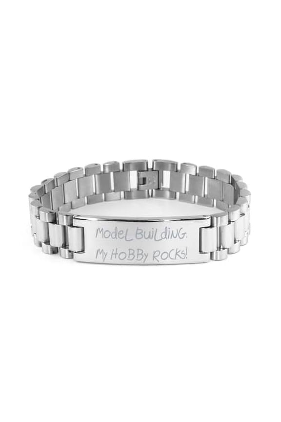 Love Model Building Ladder Bracelet, Model Building. My Hobby Rocks!, Epic Engraved Bracelet For Friends From Friends, Model kits, Model trains, Model cars, Model planes, Model rockets