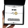 thumbnail image 1 of amangny My Eternal Flame for You Burns Brighter Today Than Ever Before Because Every Day we Sunflower Bracelet, Wife Jewelry, Epic for Wife, 1 of 5