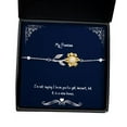 thumbnail image 1 of amangny Nice Fiancee Gifts, I'm not Saying I Love You to get Dessert, but it is a Nice, Special Holiday Sunflower Bracelet from, Fiancee Birthday Gift Ideas, Fiancee Birthday Present, Fiancee, 1 of 5