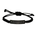 thumbnail image 1 of amangny Sarcasm Egyptian Mau Cat Black Rope Bracelet, I Just Want to Be a Stay at Home Egyptian Mau Mom, Funny for Cat Lovers, Holiday, 1 of 1