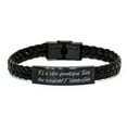 thumbnail image 1 of amangny Vice-Principal Gifts for Men Women, It's, Brilliant Vice-Principal Braided Leather Bracelet, Engraved Bracelet from Team Leader, 1 of 1