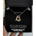 thumbnail image 1 of amangny Wife Gifts for Wife, The Only Thing More Badass Than a Substitute Teacher is a, New Wife Love Dancing Necklace, Jewelry from Husband, 1 of 6