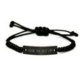 thumbnail image 1 of amangny You're The Best CPA! Black Rope Bracelet, CPA Present from Team Leader, Perfect Engraved Bracelet for Coworkers, 1 of 1