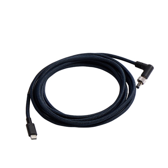 amaran 9.84' 100W USB-C to Locking 5.5mm DC Barrel Power Adapter Cable, Black