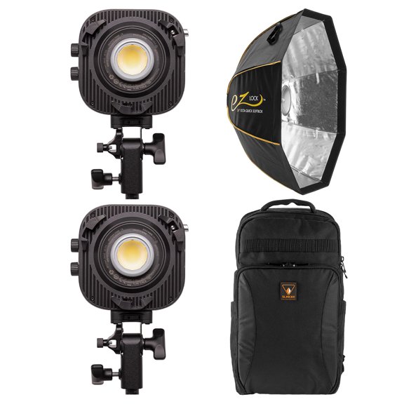 amaran Halo 100x 100W Bi-Color COB LED 2-Light Kit, with Softbox, Backpack
