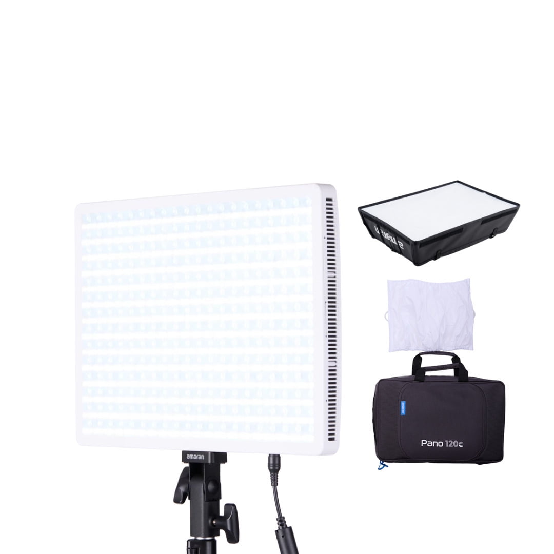 amaran Pano 120c Compact 120W Output RGBWW Full Color Panel Light